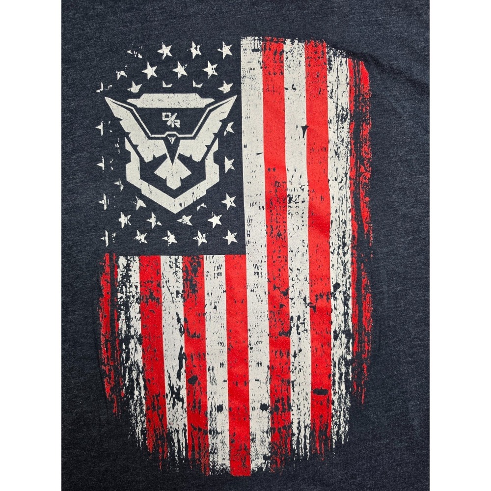 Bunker Branding Co. T-Shirt Men's Large Navy Blue Freedom‎ Isn't Free Graphic - Picture 7 of 7